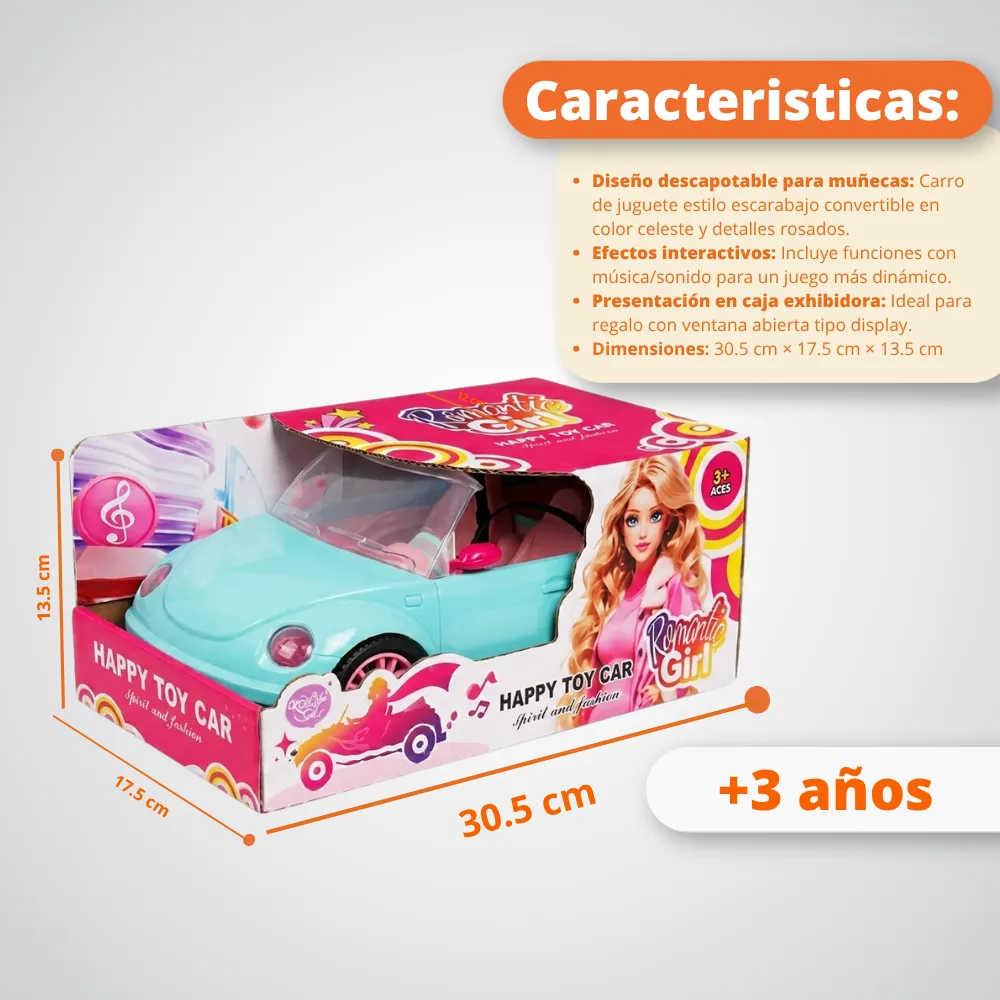 [JGT-GH2-3222516] Juguete Carro De Barby Para Niña 3222516
