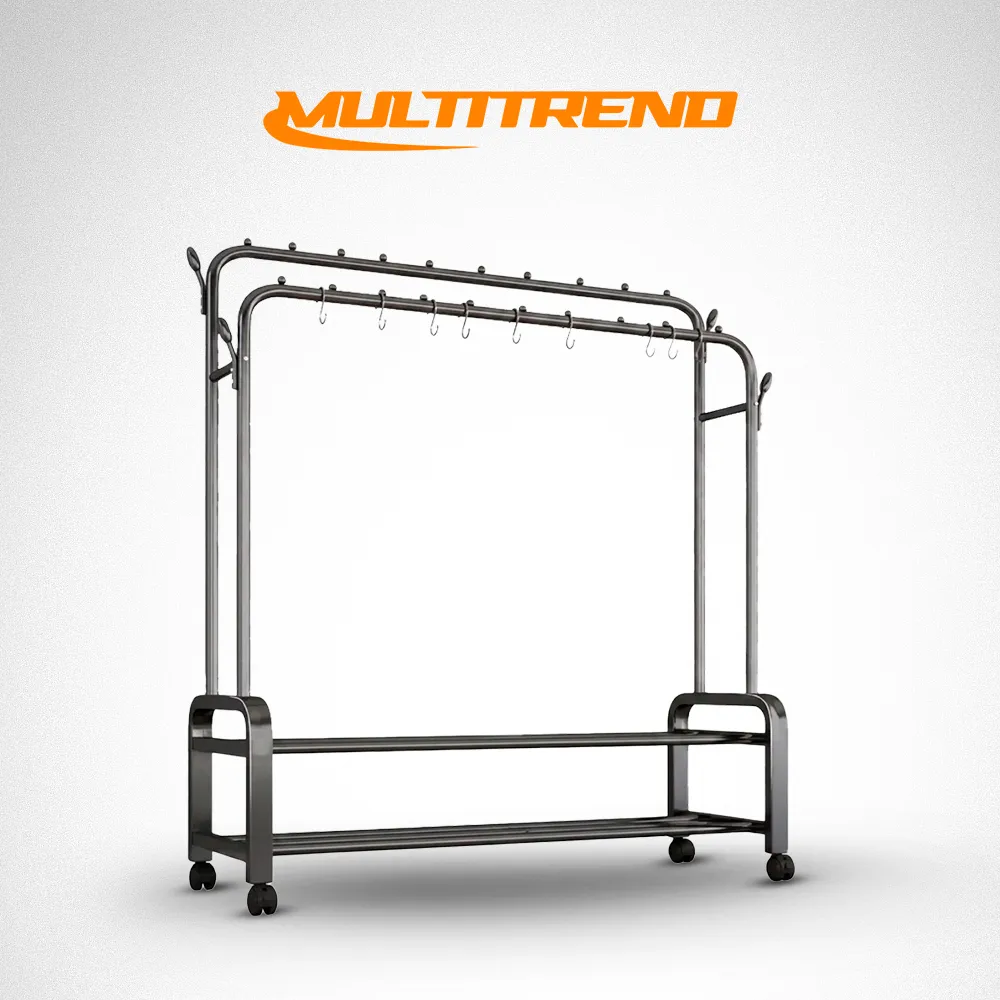 Perchero De Piso Organizador Closet Zapatero Multifuncional