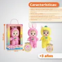 Juguete Muñeca Plástica 8" Conejo Con Música Y Sonido 3223815