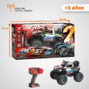 Juguete Carro RC Humo Luces Recargable USB 3234418