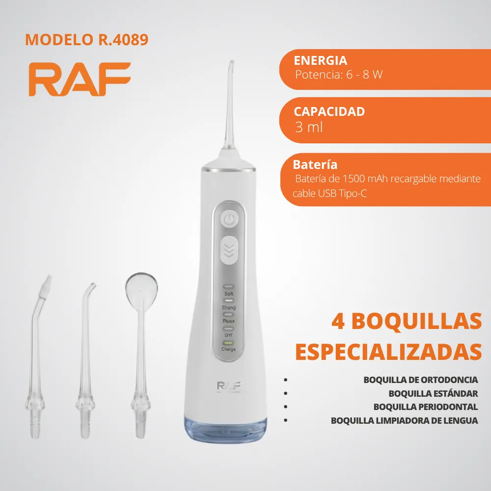 [48-GH2-215] Flosser De Agua Portátil 7W 300ml RAF