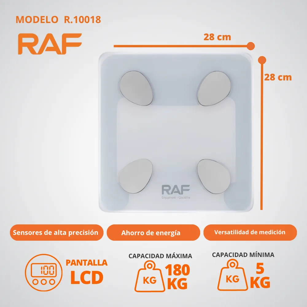 [48-GH2-216] Bascula De Baño Pantalla LED De Alta Precision