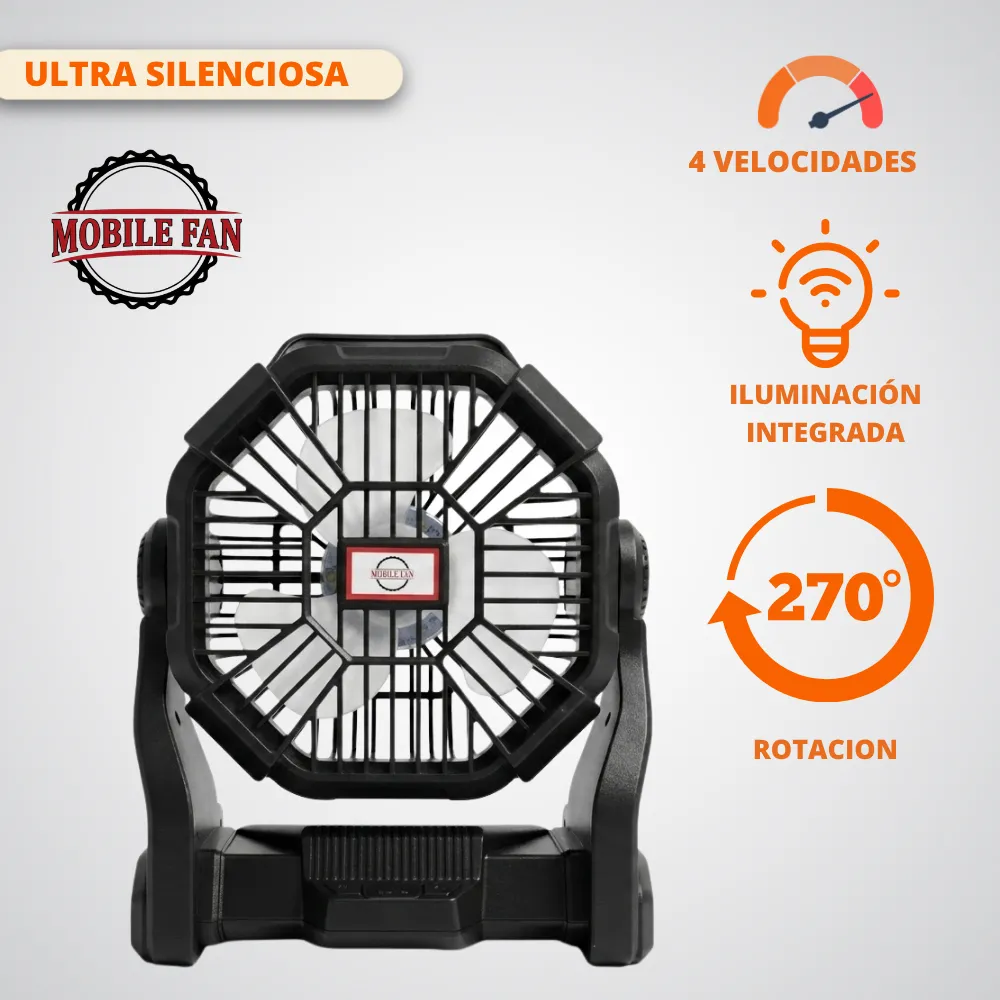 [47-GH2-197] Ventilador Recargable 2en1 520MAH