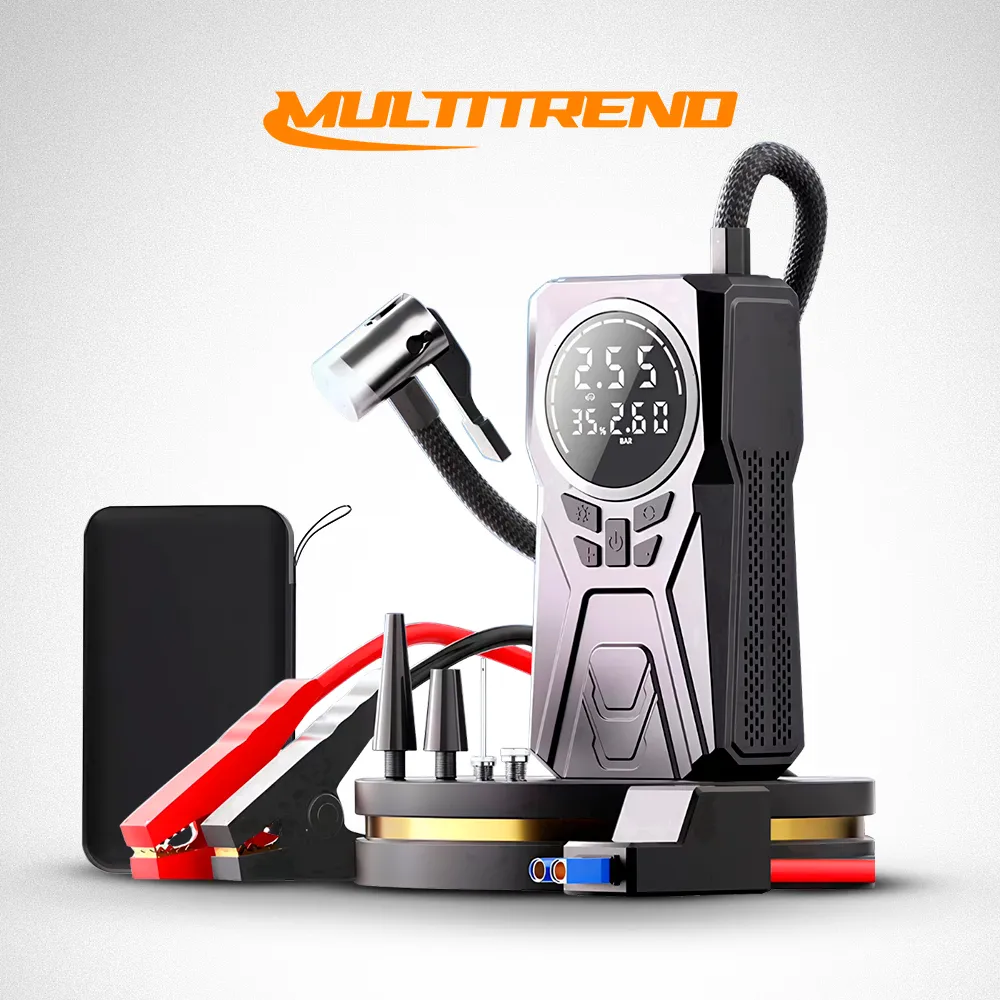[23-GH2-130] Jumper Arrancador Bateria 12v Inalambrico Compresor 150 Psi