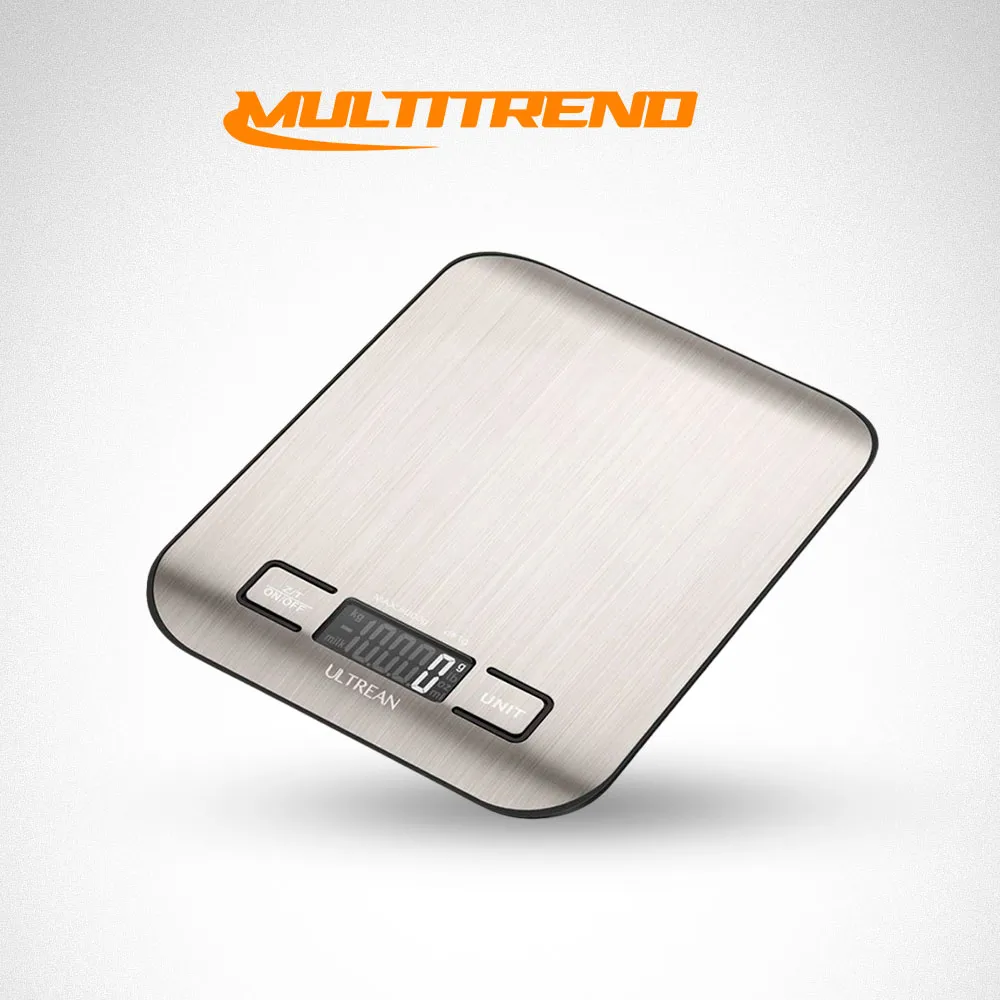 Pesa Digital De Cocina 1 Gr/5 Kilos Acero Inoxidable