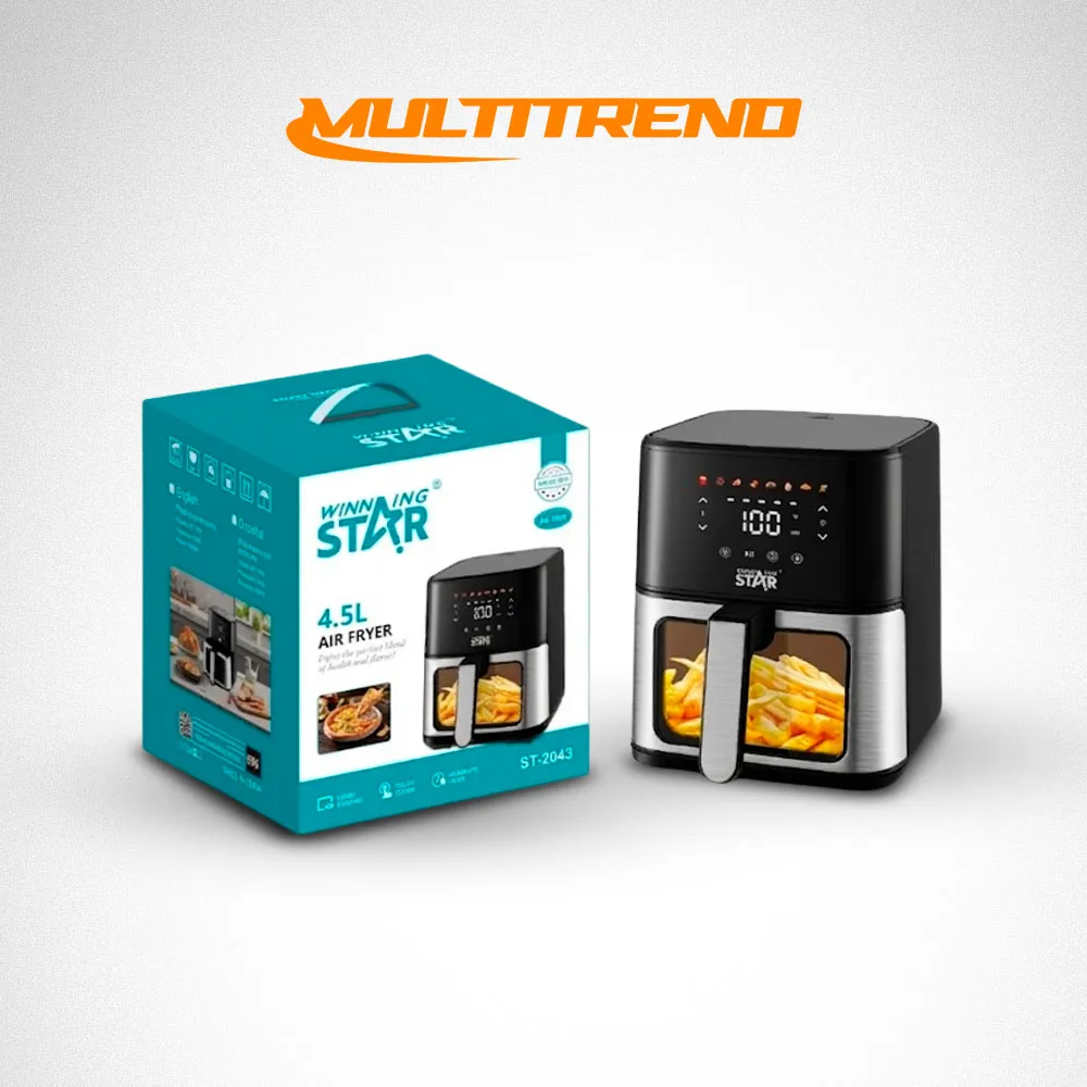 [35-GH2-155] Freidora De Aire Winning Star 4.5 Litros Airfryer 1400W